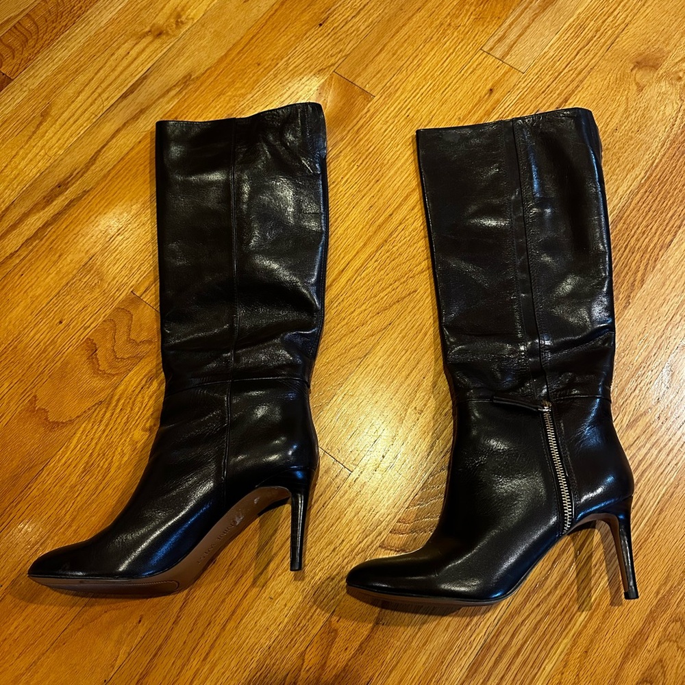 Nine West Black Heeled Boots - Size 8M